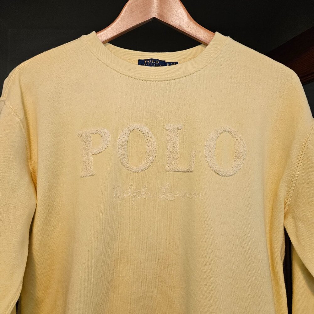 Polo Ralph Lauren - Women's Yellow Crew Neck Sweater - Size Small